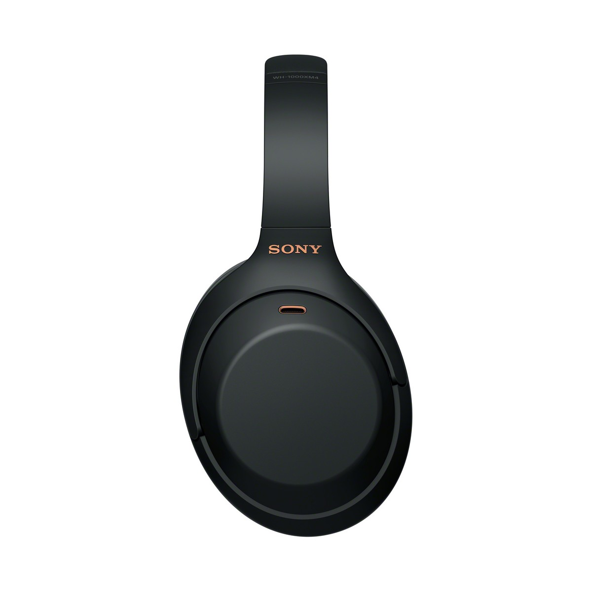 Auriculares Sony negros sobre fondo blanco.