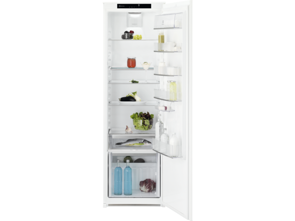 Frigorífico una puerta - Electrolux LRB3DE18S, 311 l, Estático, HighFan, CleanAir, 178 cm, Blanco