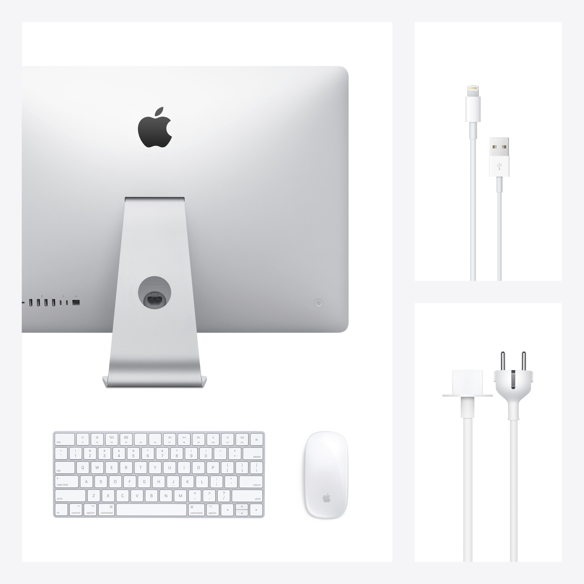 APPLE  -Ausstellungsstück-  iMac 27 Zoll i5-10500, 8GB RAM, 256GB SSD, Retina 5K, Radeon Pro 5300 (MXWT2D/A) All-in-One PC 27 Zoll, Retina 5K, Intel® Core™ i5-10500 Prozessor (12 MB Cache, bis zu 4.50 GHz), 8 GB RAM, 256 GB SSD, Silber