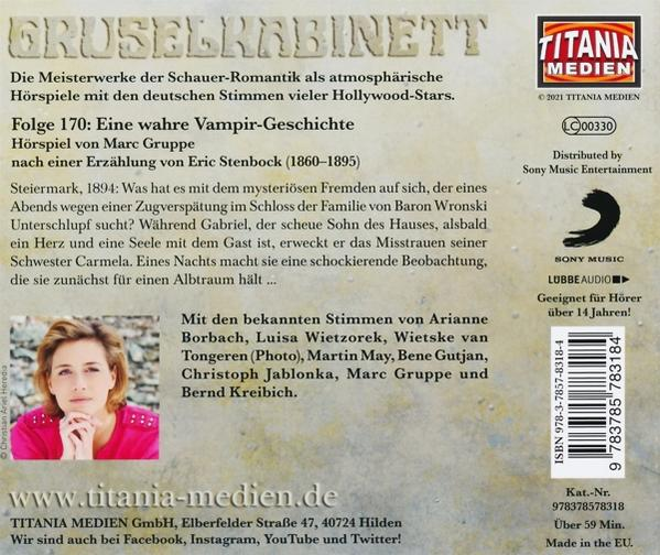 Gruselkabinett - Gruselkabinett - Folge 170  - (CD)