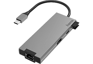 HAMA HM.200109 USB-C 3.1 Adaptör,2xUSB-A,1xUSB-C,1xHDMI,1xEthernet