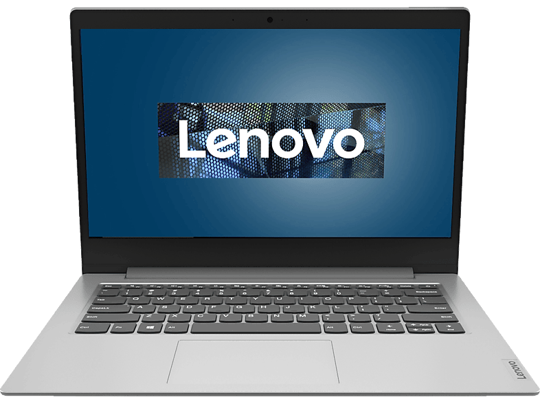 LENOVO IdeaPad 1, 4 Intel® Platinsilber (64 Intel®, SSD, N4020 RAM, mit Home 600, GB Prozessor, GB 10 UHD 14 128 Bit) Zoll S-Modus Windows Display, Notebook