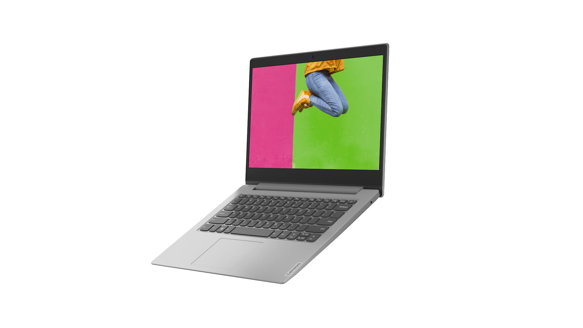 LENOVO IdeaPad 1, 4 Intel® Platinsilber (64 Intel®, SSD, N4020 RAM, mit Home 600, GB Prozessor, GB 10 UHD 14 128 Bit) Zoll S-Modus Windows Display, Notebook