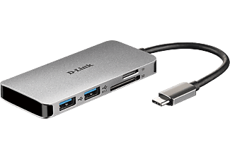 D-LINK DUB-M610 USB-C Hub 2xUSB + 1xHDMI + 1x USB-C + SD/microSD kártyaolvasó