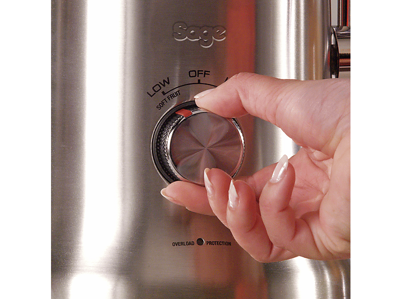 Sage SJE530BSS4EEU1 The Nutri Juicer Cold Plus Entsafter 1300 Watt, Brushed StainlessSteel — Foto 5 von 5