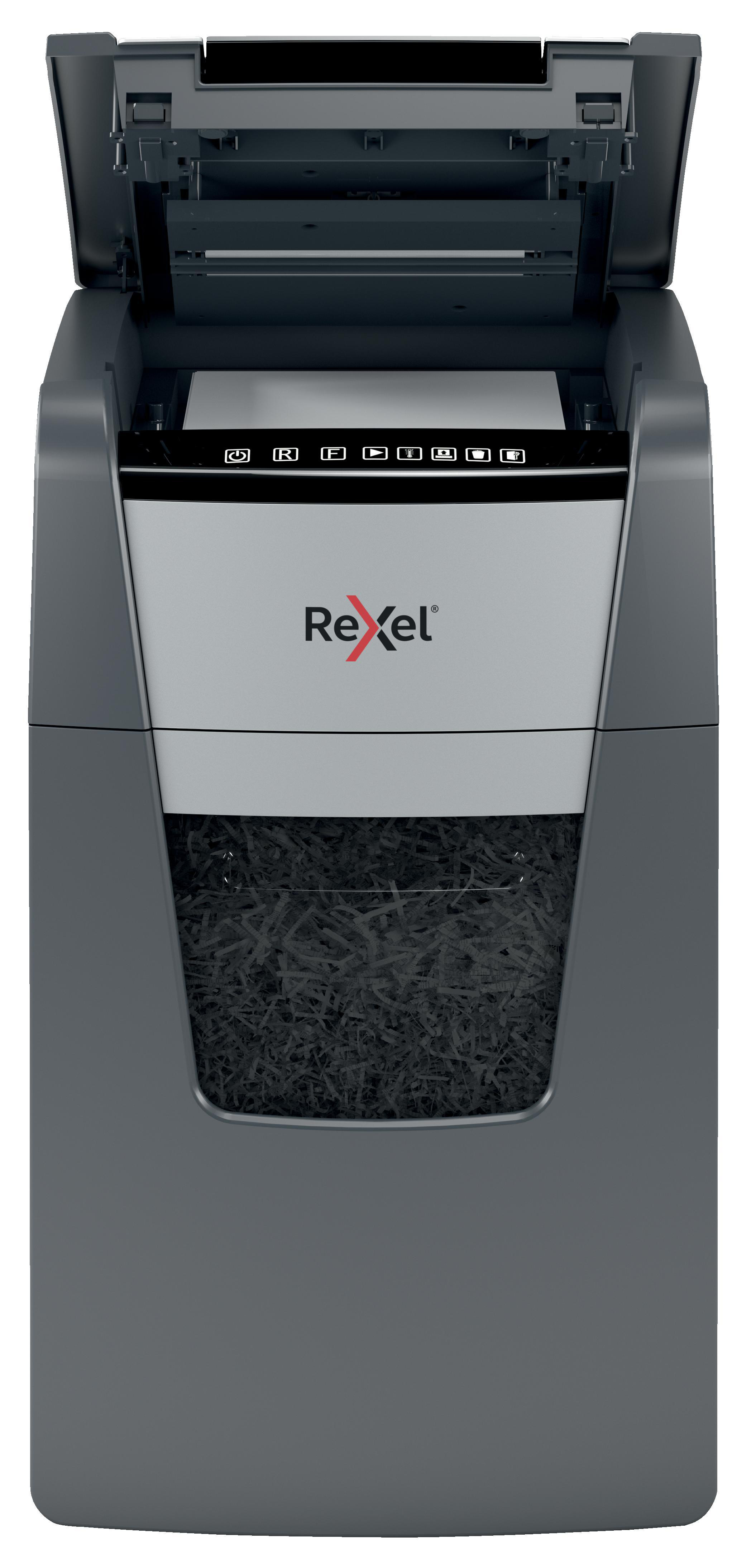 REXEL Optimum AutoFeed+ 150X Automatischer Aktenvernichter, Schwarz