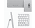 APPLE iMac (2021) 24" 256GB/8C 4.5K - Allt-i-ett dator - Silver