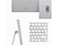 APPLE iMac (2021) 24" 256GB/7C 4.5K - Allt-i-ett dator - Silver