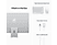 APPLE iMac (2021) 24" 256GB/7C 4.5K - Allt-i-ett dator - Silver