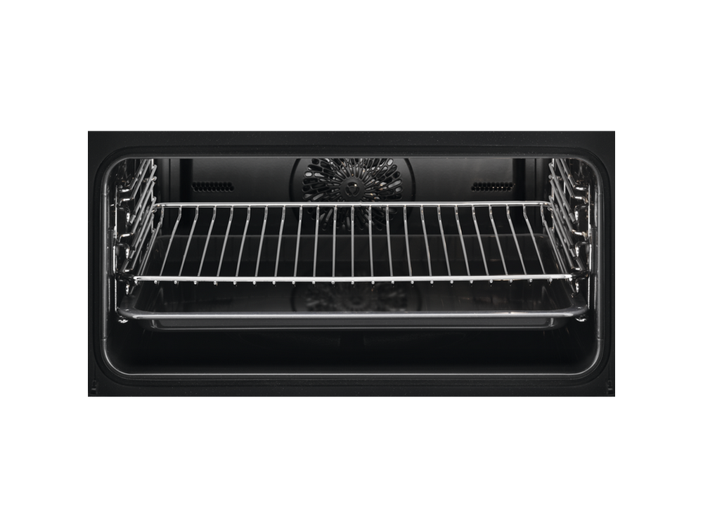 Horno - Zanussi ZVEKM6X2, 43 l, Multifuncional, Esmalte fácil de limpiar, 1900 W, Pantalla LED, 59.5 cm, Inox