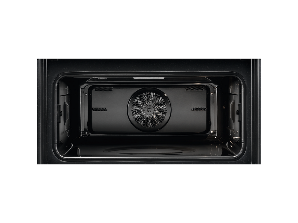 Horno - Zanussi ZVEKM6X2, 43 l, Multifuncional, Esmalte fácil de limpiar, 1900 W, Pantalla LED, 59.5 cm, Inox