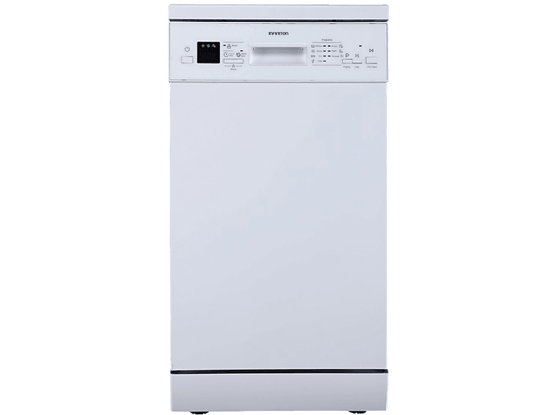 Infiniton DIW-4510W, Independiente, 10 servicios, 7 programas, 47dB, 45cm, Extra Drying, Blanco
