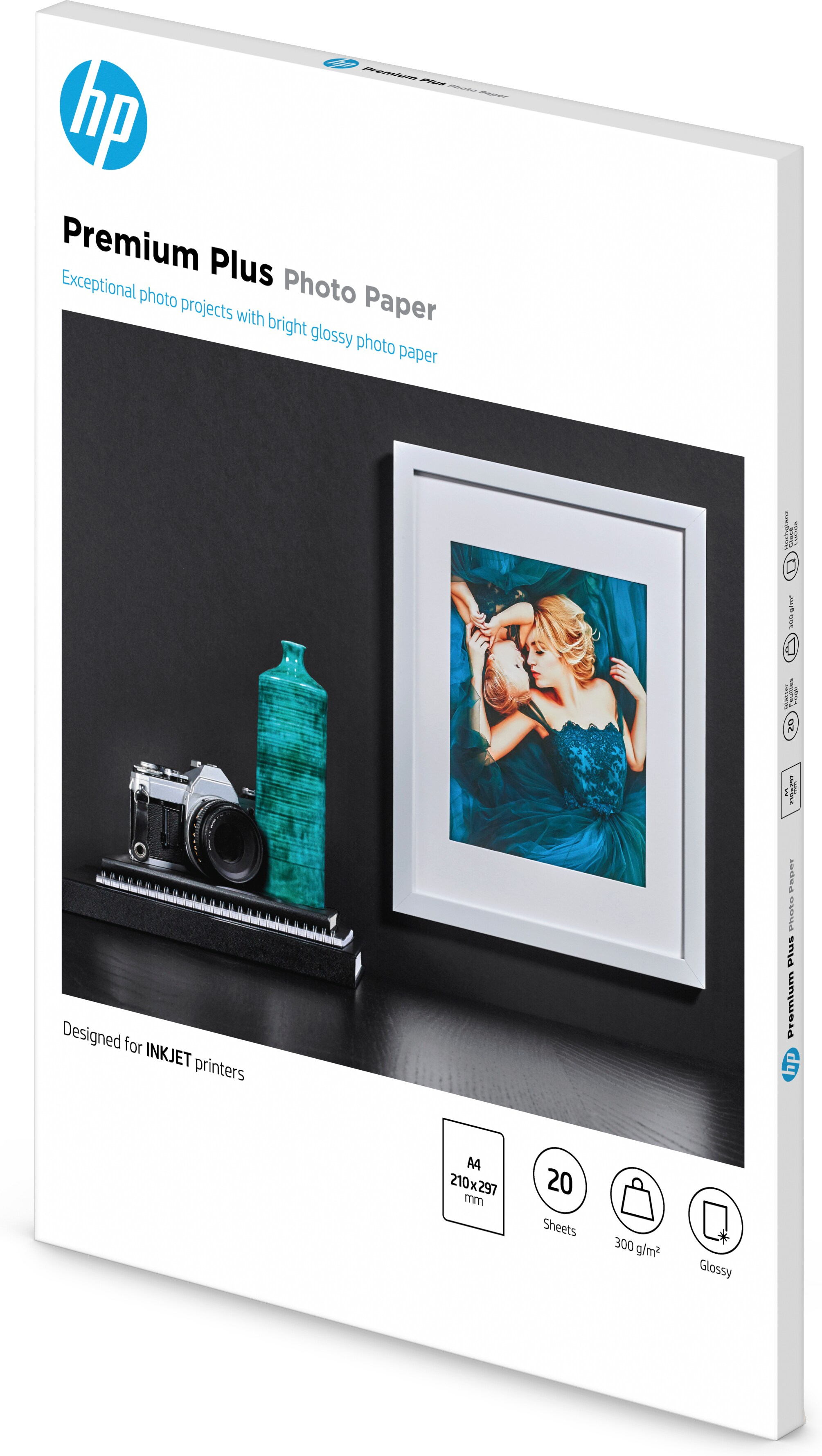 Papel fotográfico - HEWLETT PACKARD CR672A PREMIUMPLUSGLOSSYPHOTOPAPER