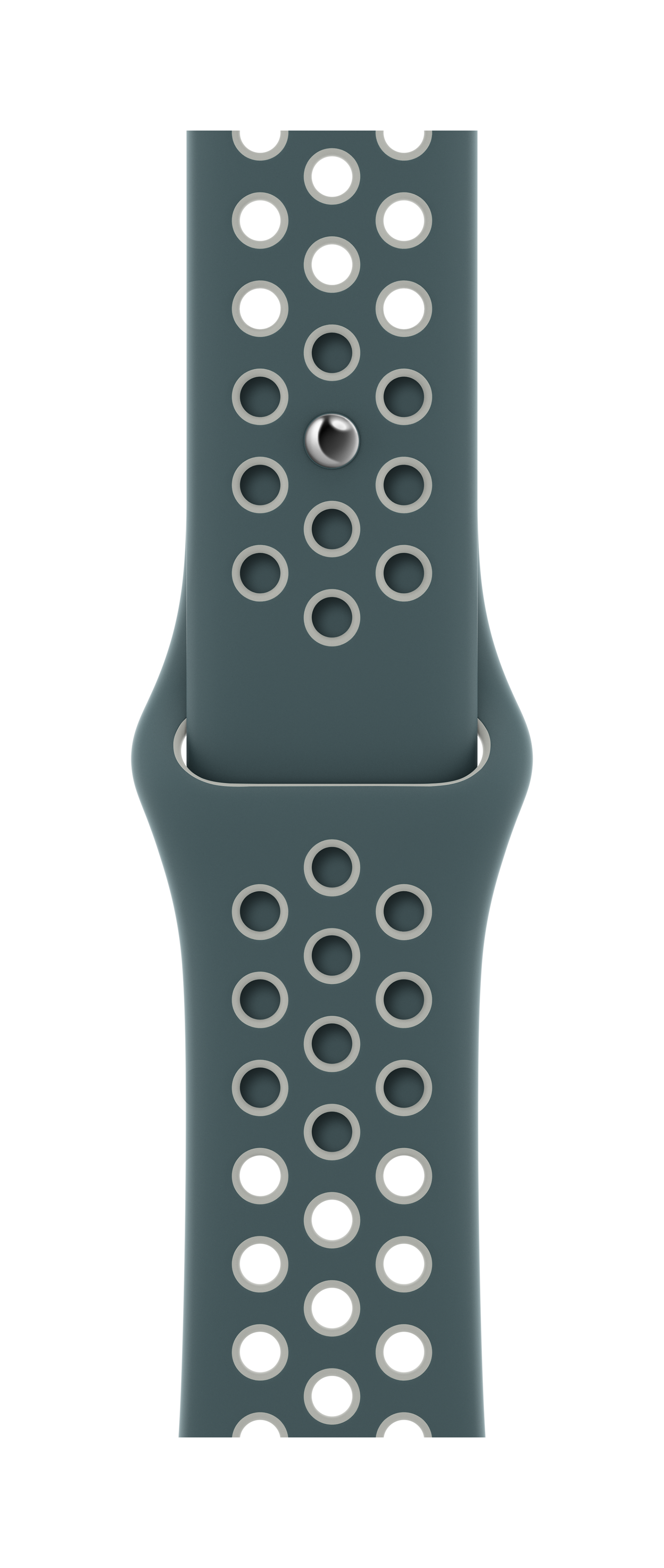 Apple Watch Nike Sport Band, 44mm, Verde mate/plata claro