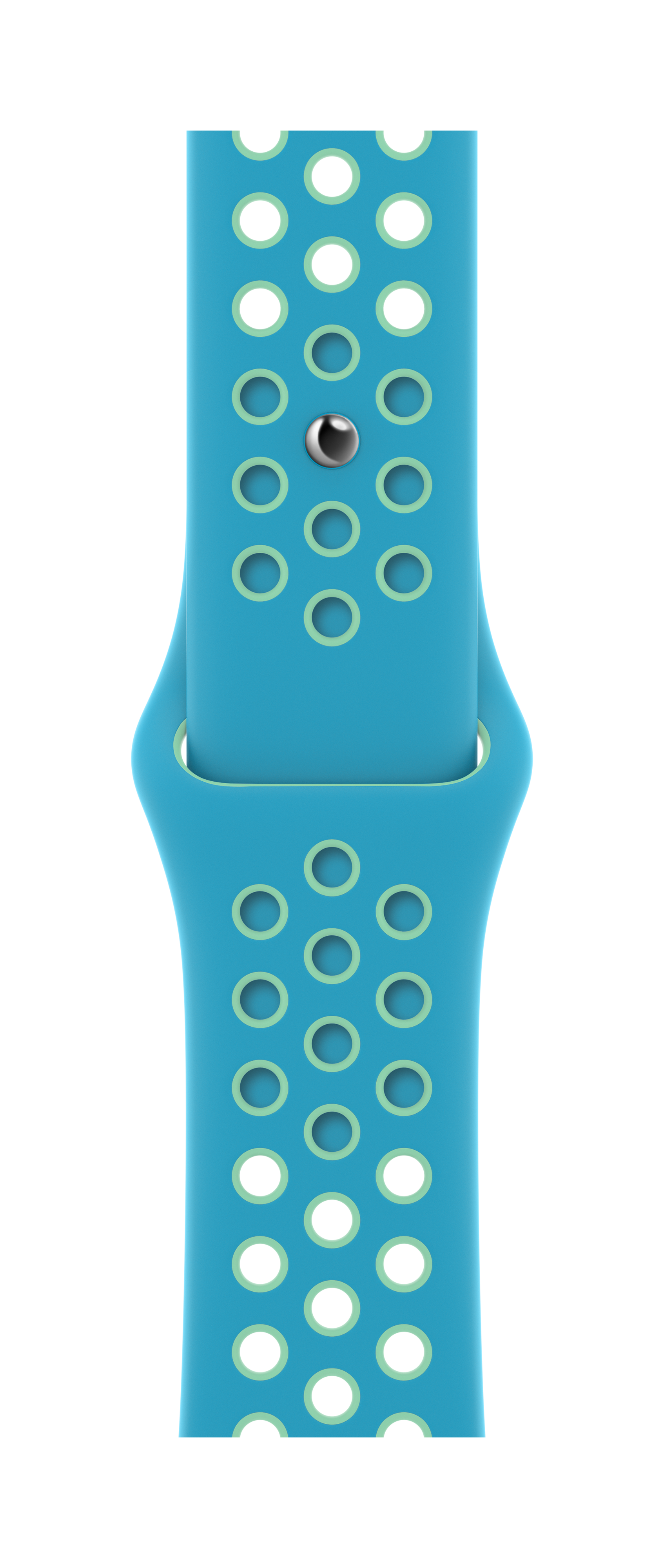 Apple Watch Nike Sport Band, 40mm, Azul piscina/verde gema