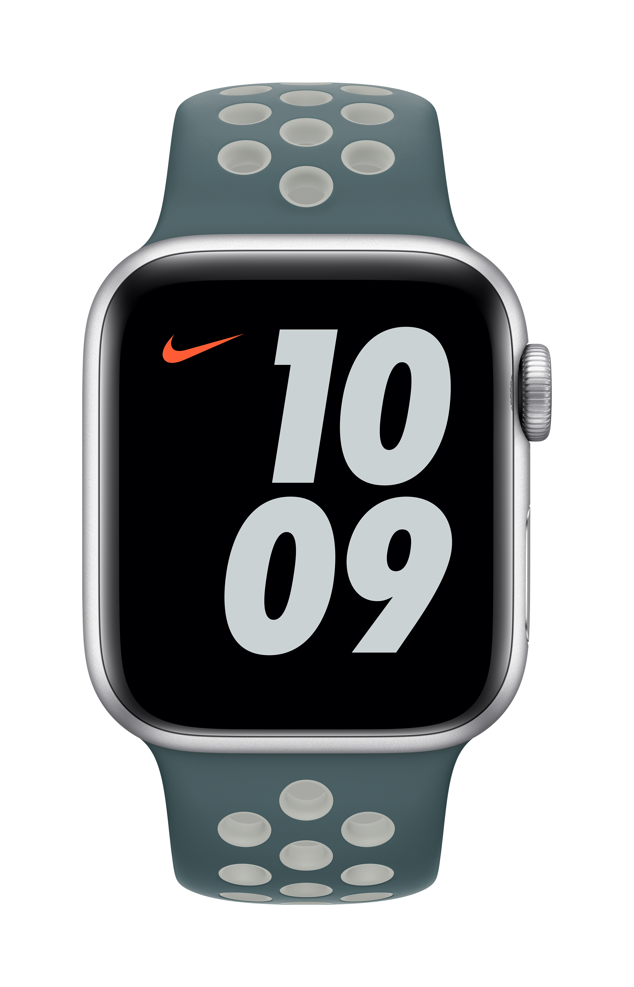 Apple Watch Nike Sport Band, 40mm, Verde mate/plata claro