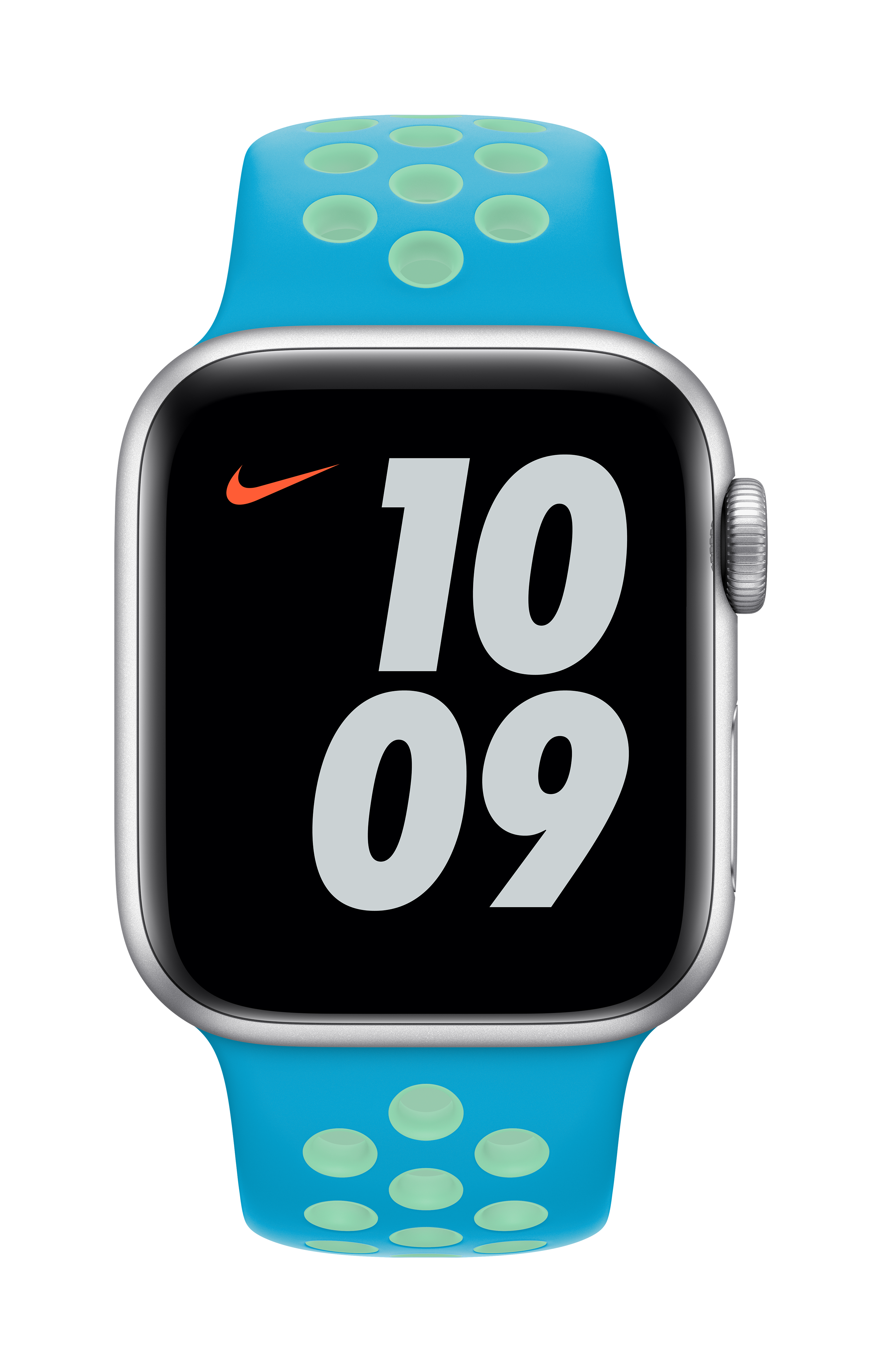 Apple Watch Nike Sport Band, 40mm, Azul piscina/verde gema