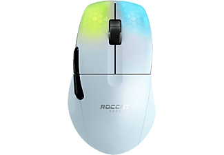 ROCCAT Kone Pro Air - Gaming Maus, Kabellos, Optisch mit Leuchtdioden, 19000 dpi, Weiss