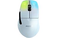 ROCCAT Kone Pro - Gaming Mouse, Senza fili, Ottica con LED, 19000 dpi, Bianco