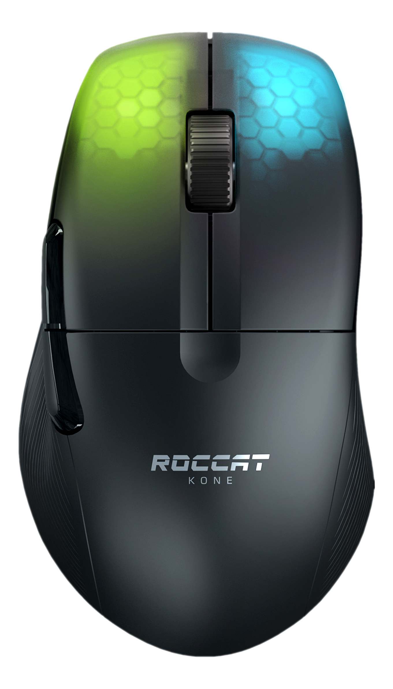ROCCAT Kone Pro - Souris Gaming, Sans fil, Optique avec diodes électroluminescentes, 19000 dpi, Noir