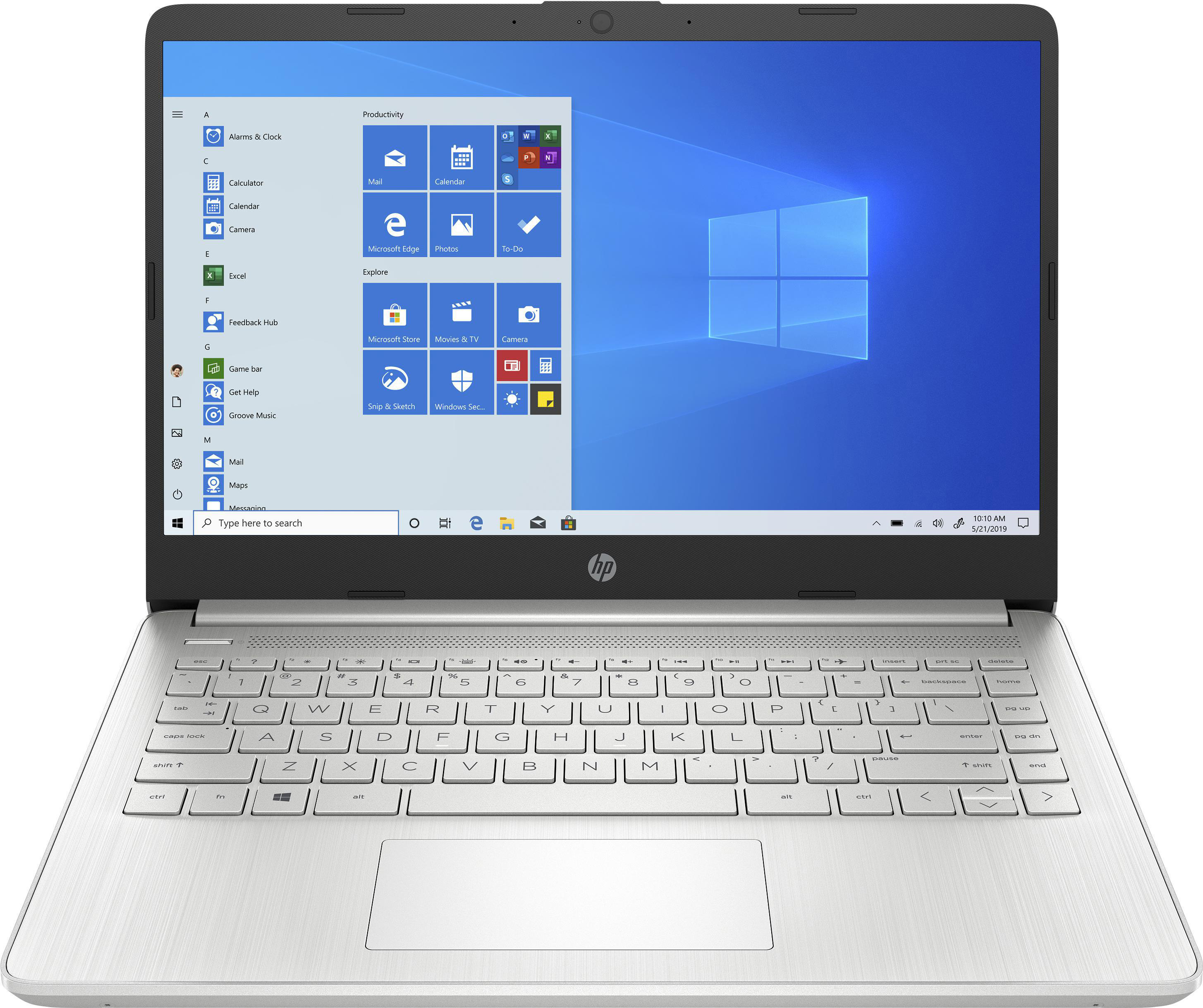HP 14S-FQ1357NG R5 - 14 Zoll - AMD Ryzen™ 5 5500U - 16 GB - 512 GB - AMD Radeon™ Onboard Graphics - Windows 11 Home