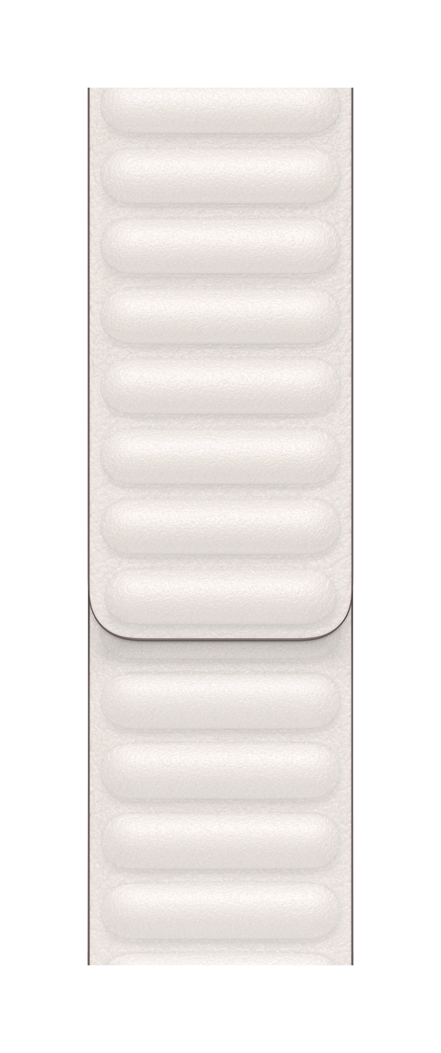 Apple Watch Correa de eslabones de piel, 44mm, Talla S/M, Tiza
