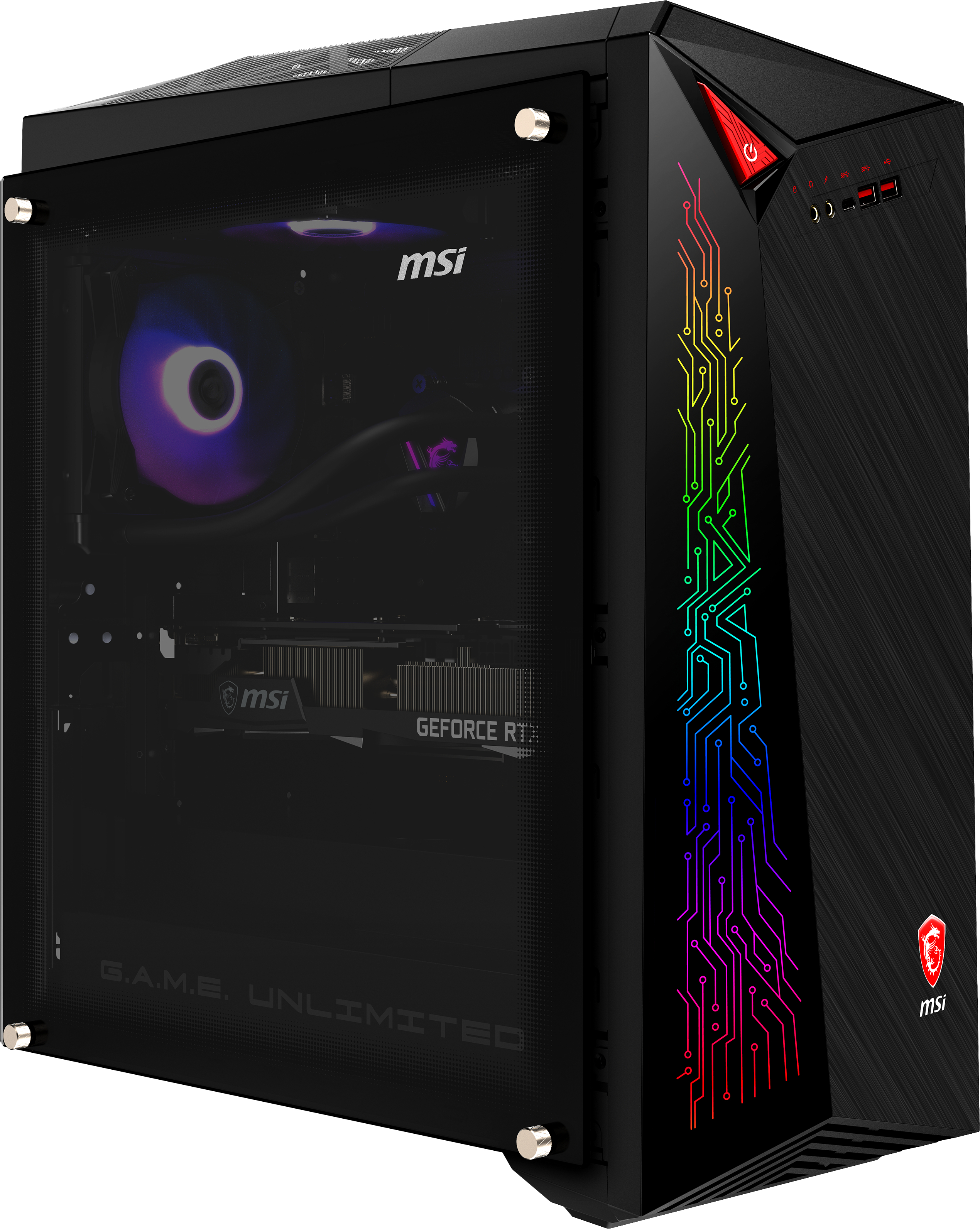 MSI X 10TE-856DE - Intel® Core™ i7 i7-10700KF - 32 GB - 1 TB - NVIDIA GeForce RTX™ 3080 - Windows 10 Home (64 Bit)