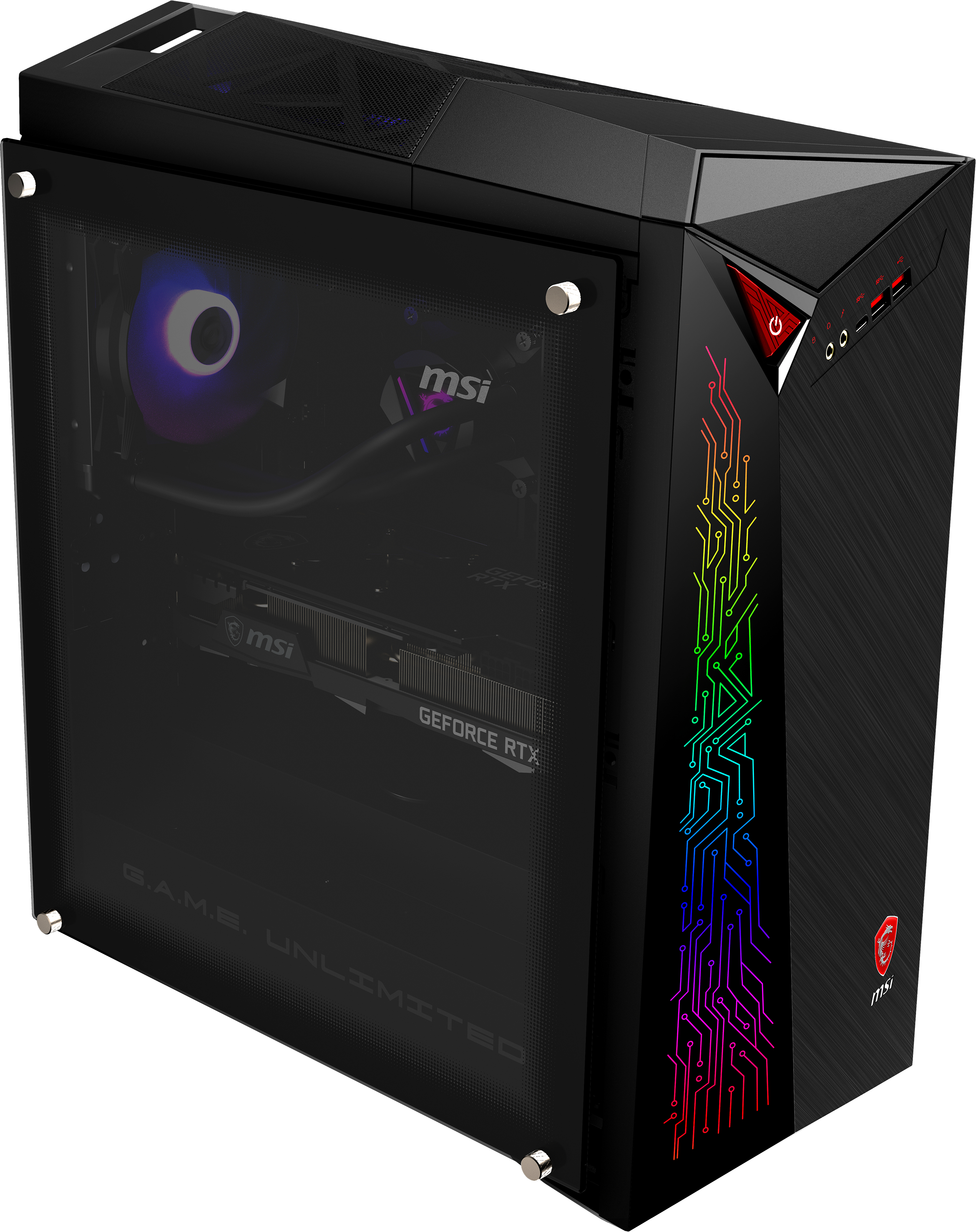 MSI X 10TE-856DE - Intel® Core™ i7 i7-10700KF - 32 GB - 1 TB - NVIDIA GeForce RTX™ 3080 - Windows 10 Home (64 Bit)