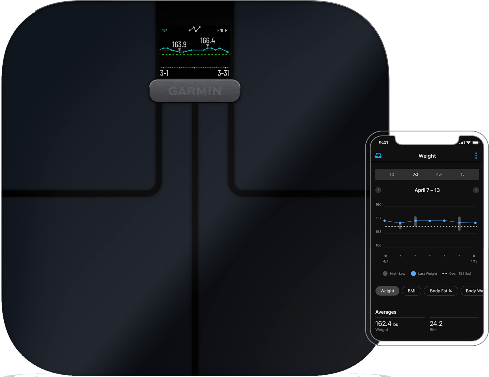 GARMIN INDEX S2 Smart Scale 黒色 Garmin Index™ S2 Smart Scale - black | BIKE24