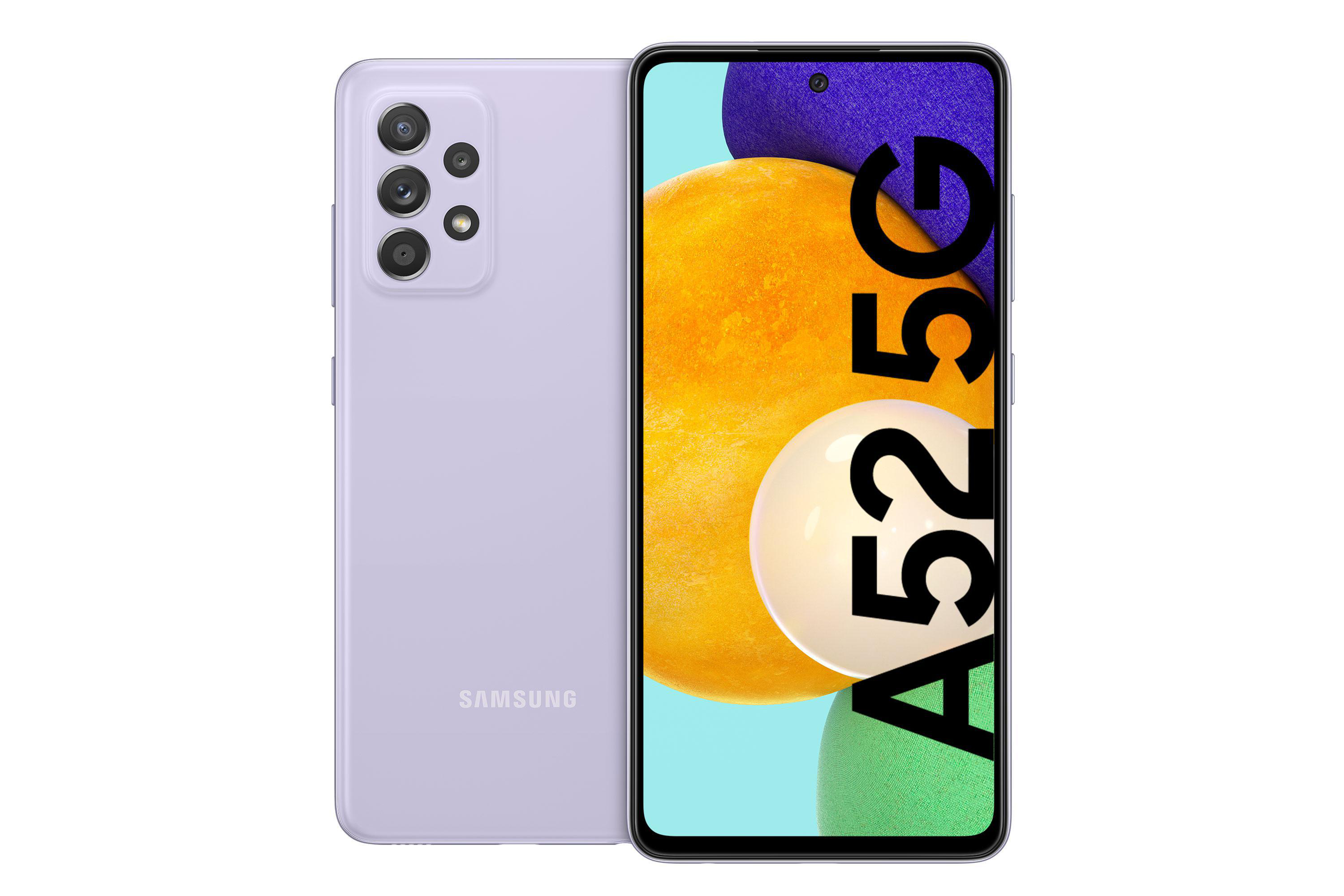 Galaxy SAMSUNG 256 GB Awesome Violet Dual SIM 5G A52