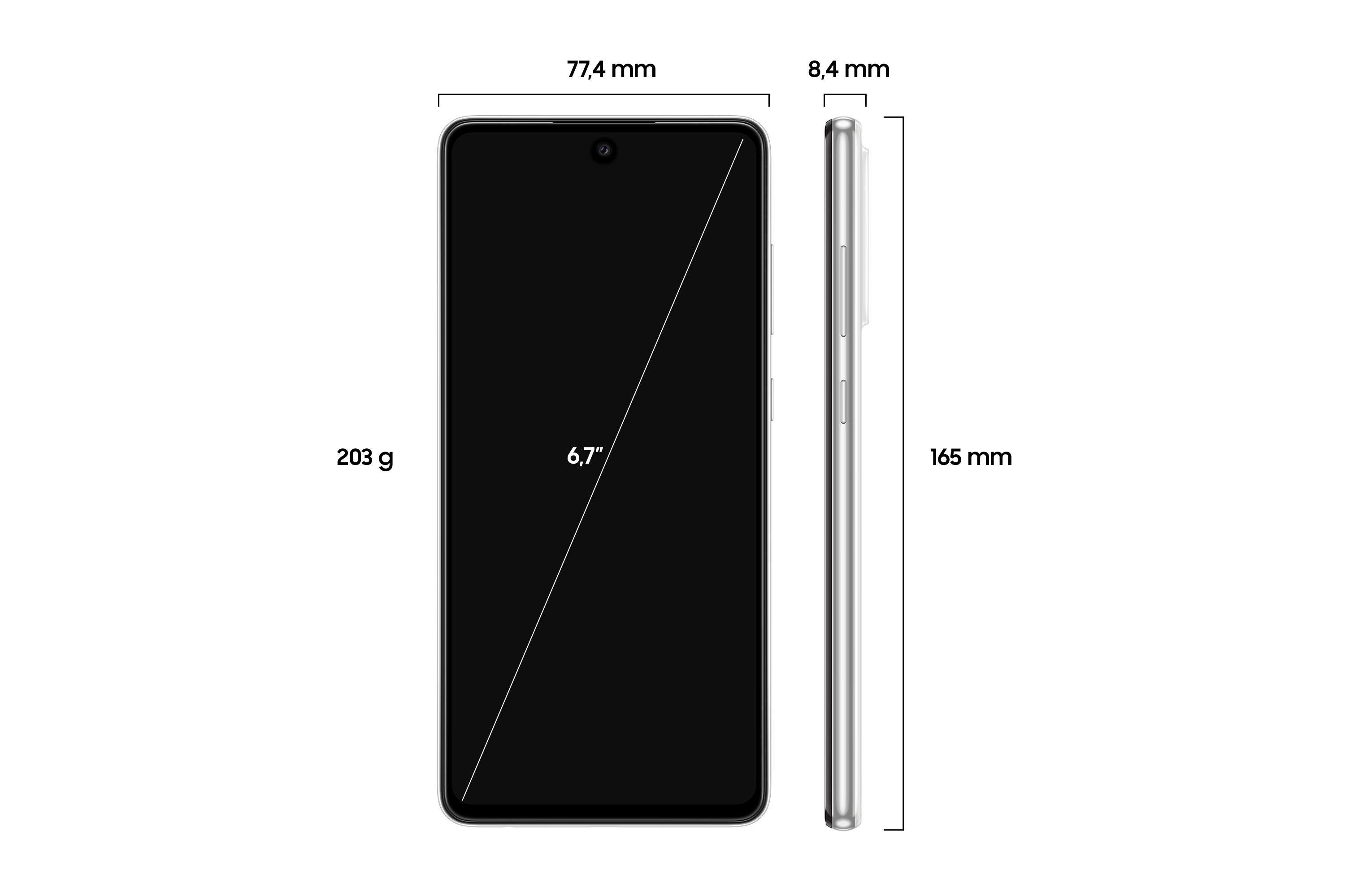 SAMSUNG Galaxy A72 128 GB Awesome White Dual SIM