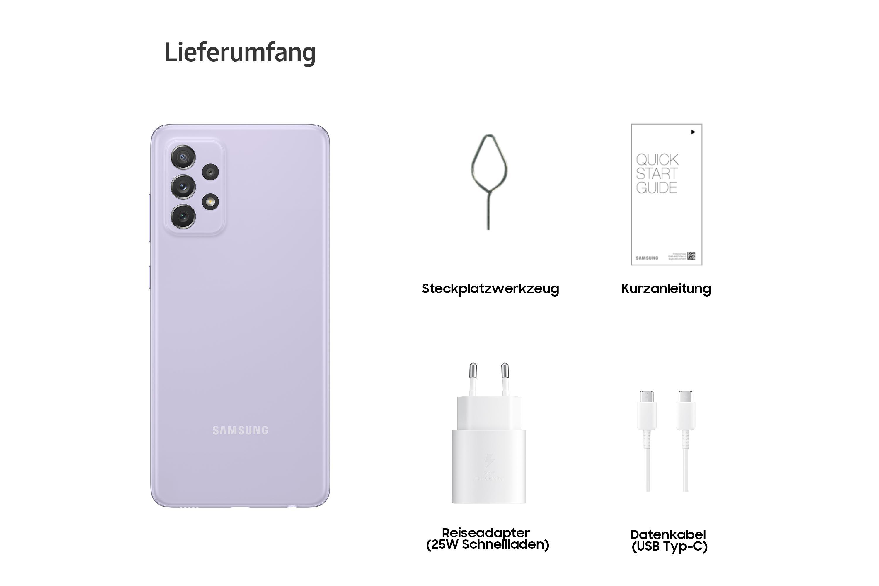 SAMSUNG Galaxy A72 128 GB Awesome Violet Dual SIM
