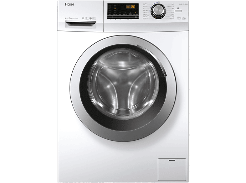 Lavadora Bolero DressCode 8400 Inverter Cecotec 8 kg Blanco y Gris