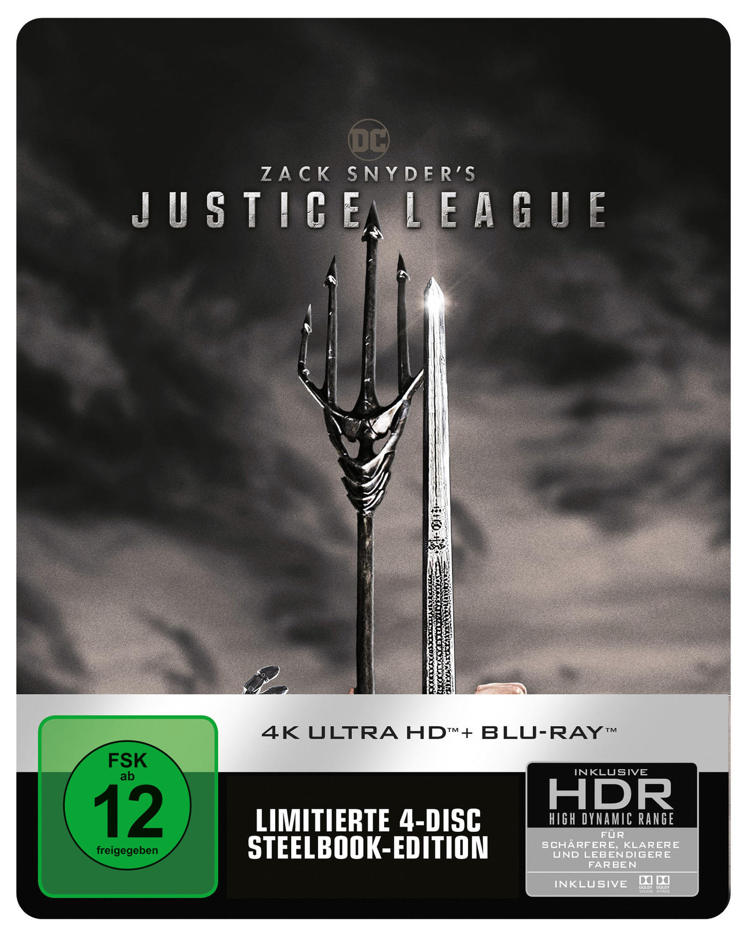 Zack Snyder's Justice League (Steelbook) 4K Ultra HD Blu-ray + Blu-ray