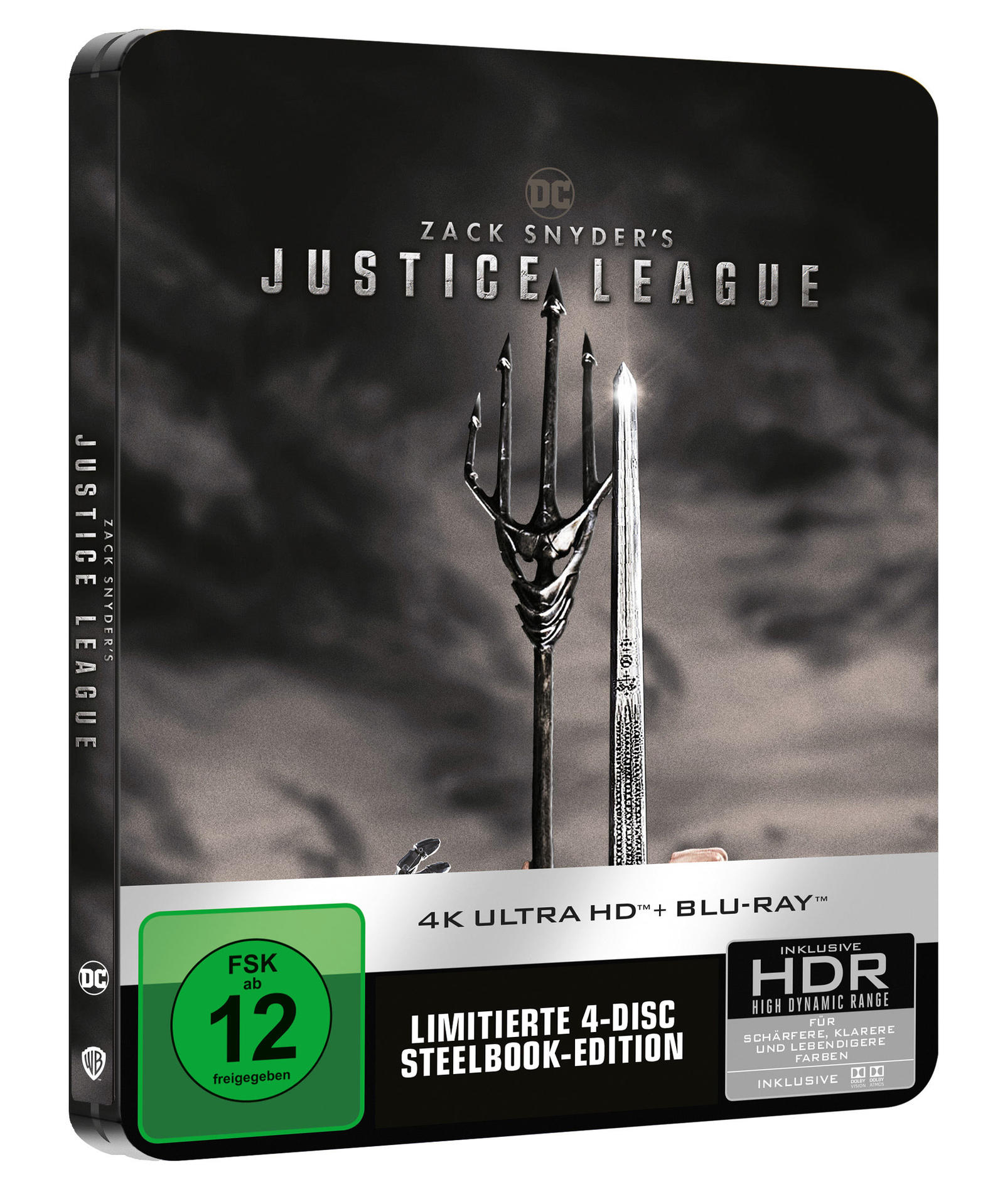 Zack Snyder's Justice League (Steelbook) 4K Ultra HD Blu-ray + Blu-ray