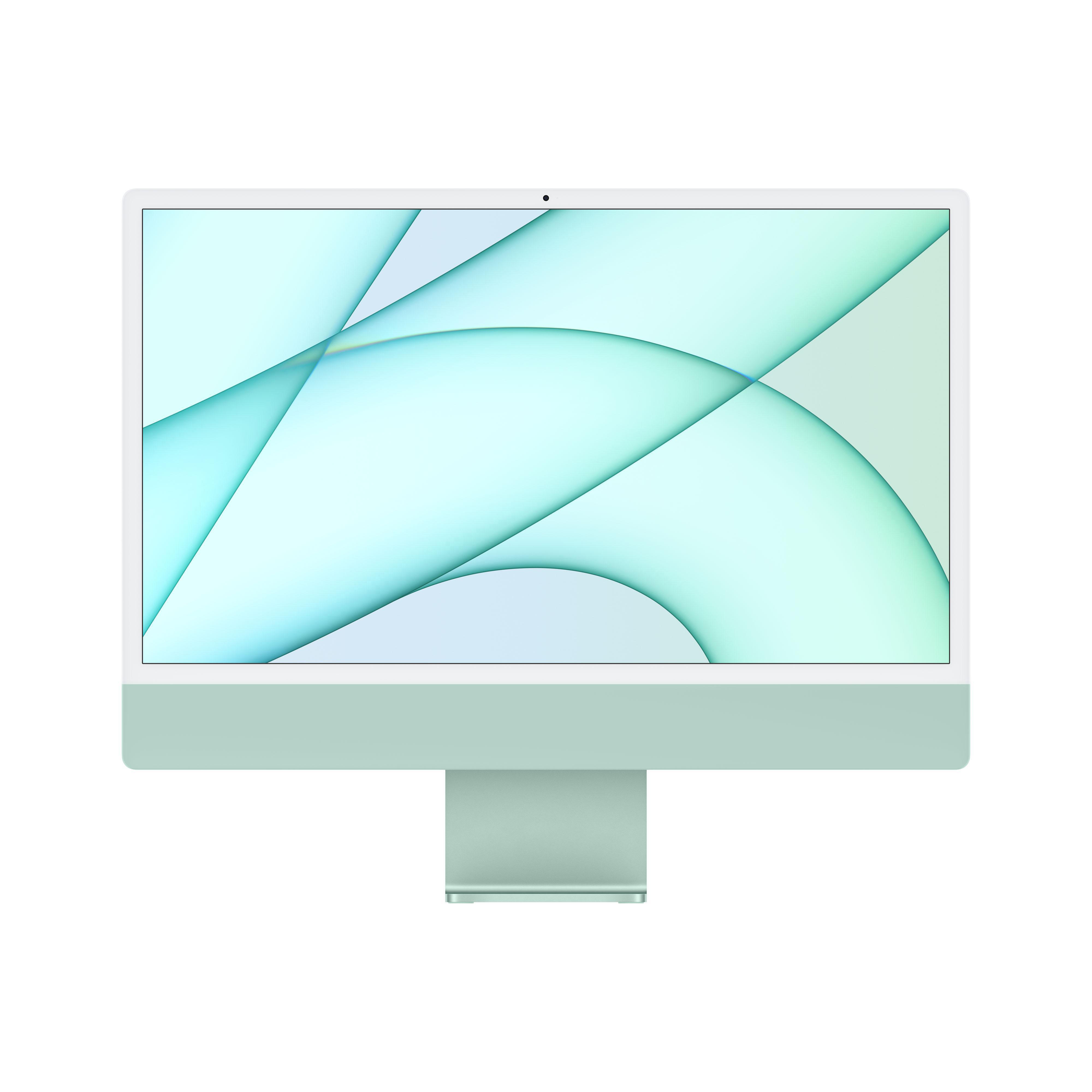 MGPJ3D/A APPLE GB All-in-One Display, iMac Zoll mit 23,5 M1 RAM, 512 Apple Grün 8 PC SSD, GB Apple Chip, M-Series Prozessor, CTO,