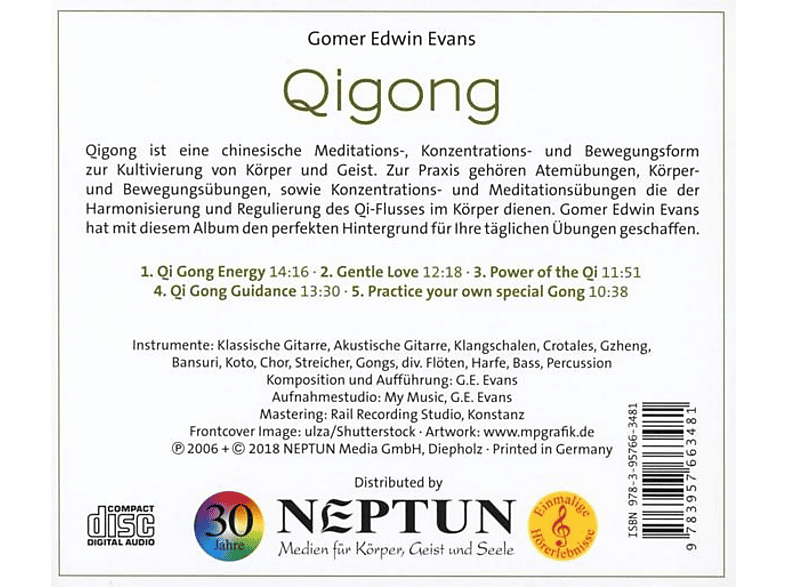 Thumbnail - Gomer Edwin Evans - Qi Gong (CD)