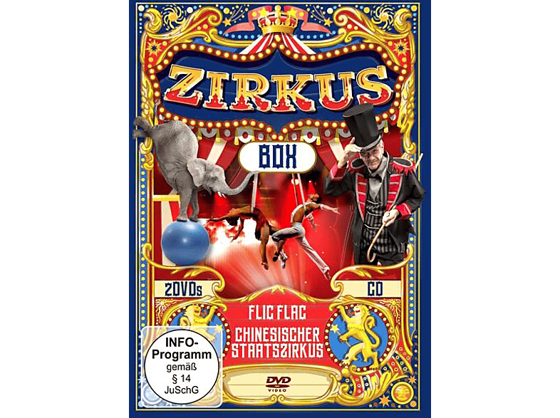 Flic Flac-chinesischer Staatszirkus - Zirkus Box - (DVD + CD)