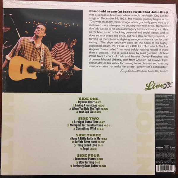 John Hiatt - Live From TX - Austin (Vinyl) (2LP)