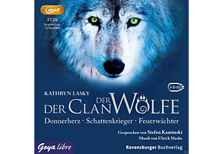Kathryn Lasky - Clan Der Wölfe 1-3.Donnerherz, Schattenkrieger, Feuerwächter  - (MP3-CD)