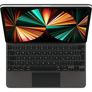 APPLE Magic Keyboard für iPad Pro 12.9 Zoll (5. Gen), Deutsch, Schwarz (MJQK3D/A)