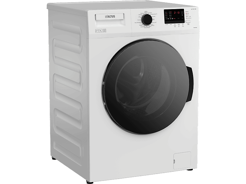 ALTUS AL 9103 DB B Enerji Sınıfı 9 kg 1000 Devir Inverter Siyah Kapaklı Çamaşır Makinesi Beyaz_1