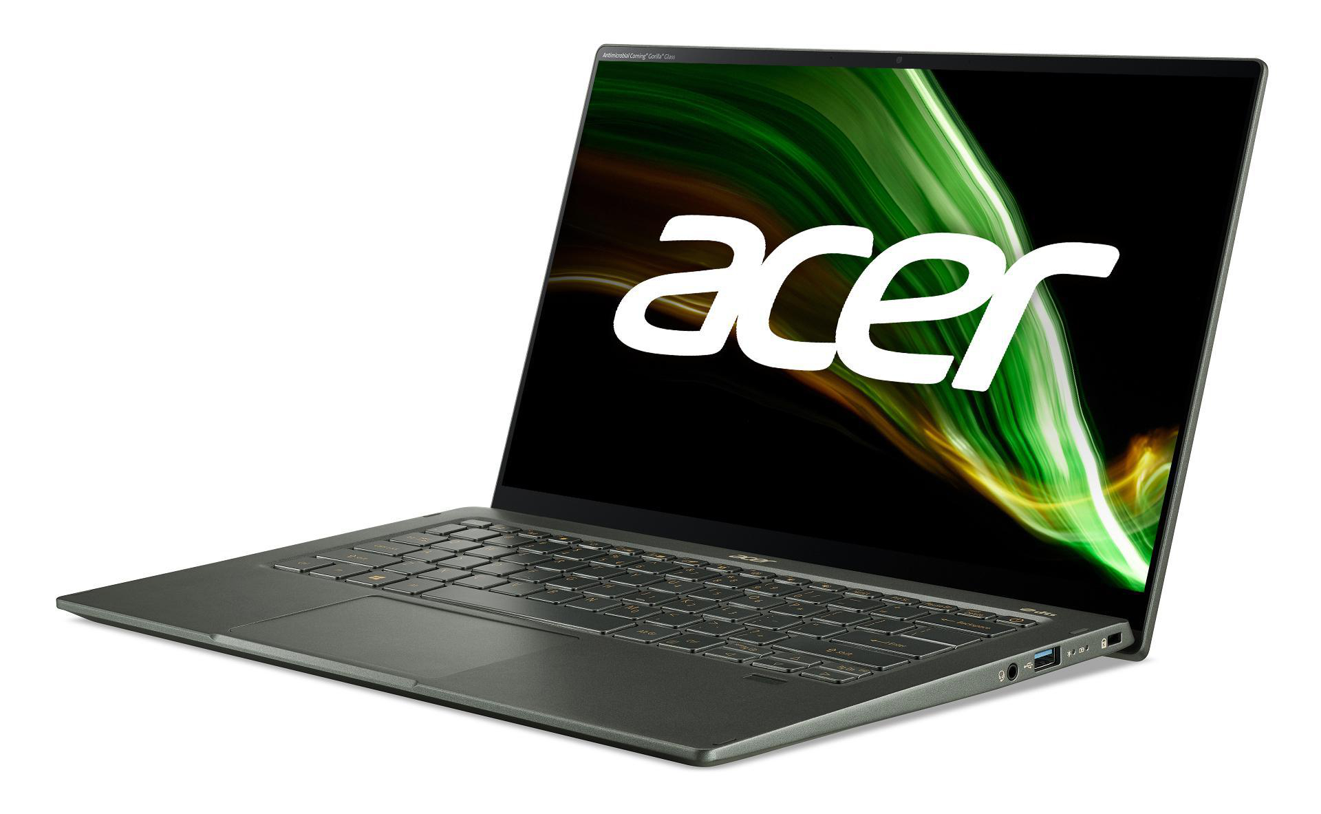 ACER Swift 5 (SF514-55T-546P) EVO mit Tastaturbeleuchtung - 14 Zoll - Intel® Core™ i5 i5-1135G7 (Evo) - 8 GB - 1 TB - Intel® Iris® Xᵉ - Windows 10 Home (32 bit)