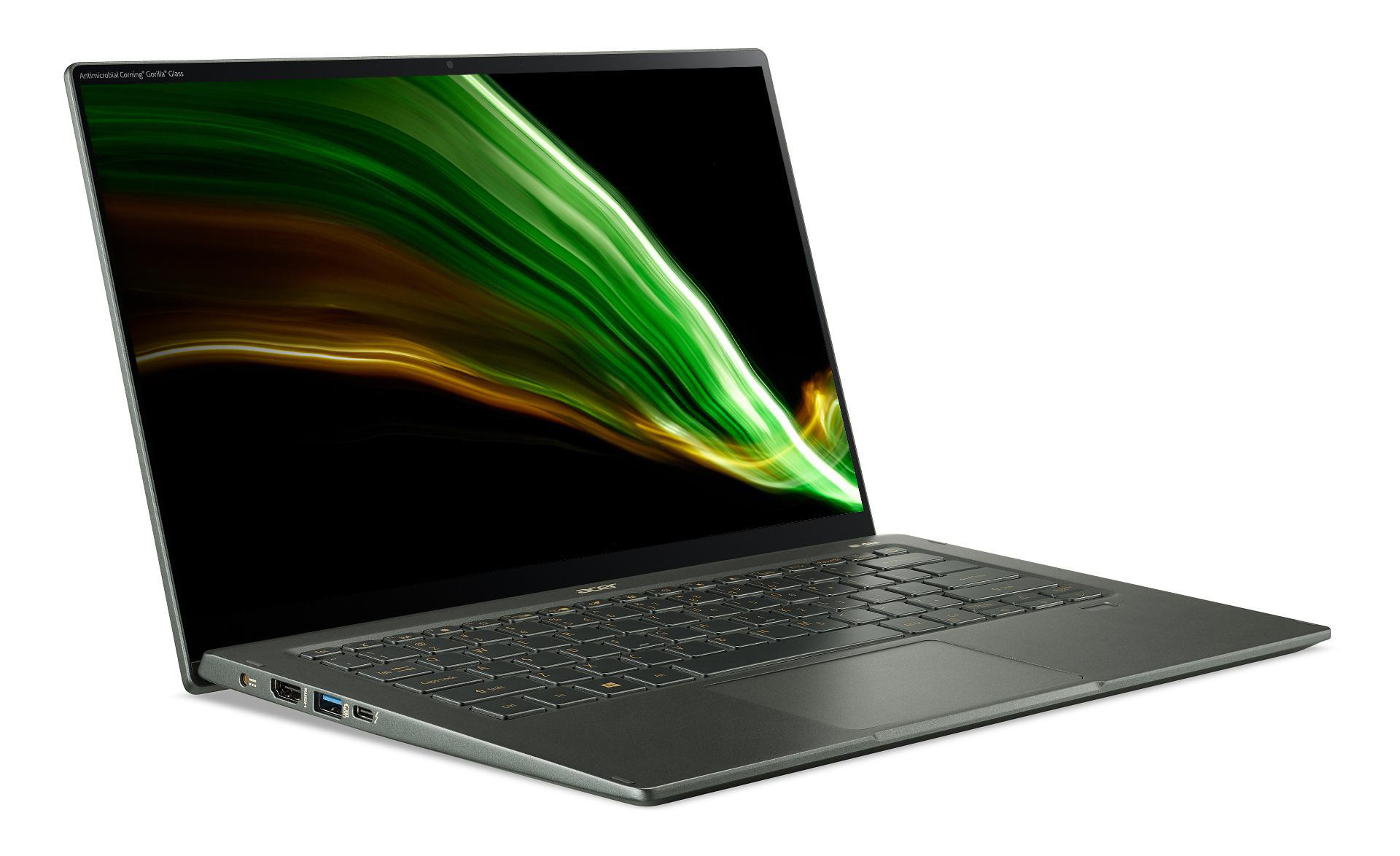 ACER Swift 5 (SF514-55T-546P) EVO mit Tastaturbeleuchtung - 14 Zoll - Intel® Core™ i5 i5-1135G7 (Evo) - 8 GB - 1 TB - Intel® Iris® Xᵉ - Windows 10 Home (32 bit)
