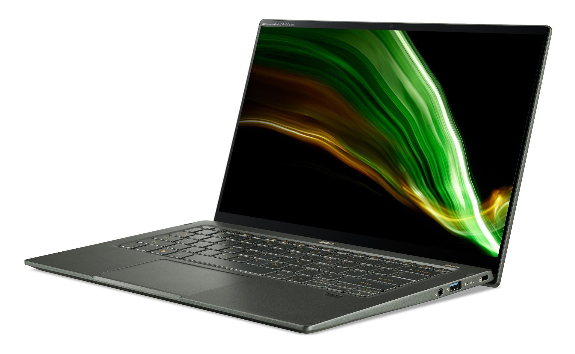 ACER Swift 5 (SF514-55T-546P) EVO mit Tastaturbeleuchtung - 14 Zoll - Intel® Core™ i5 i5-1135G7 (Evo) - 8 GB - 1 TB - Intel® Iris® Xᵉ - Windows 10 Home (32 bit)