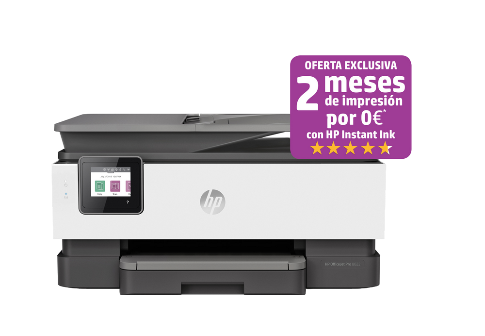 Hp Officejet Pro 8022 wifi impresora tinta color 10 ppm usb compatible con