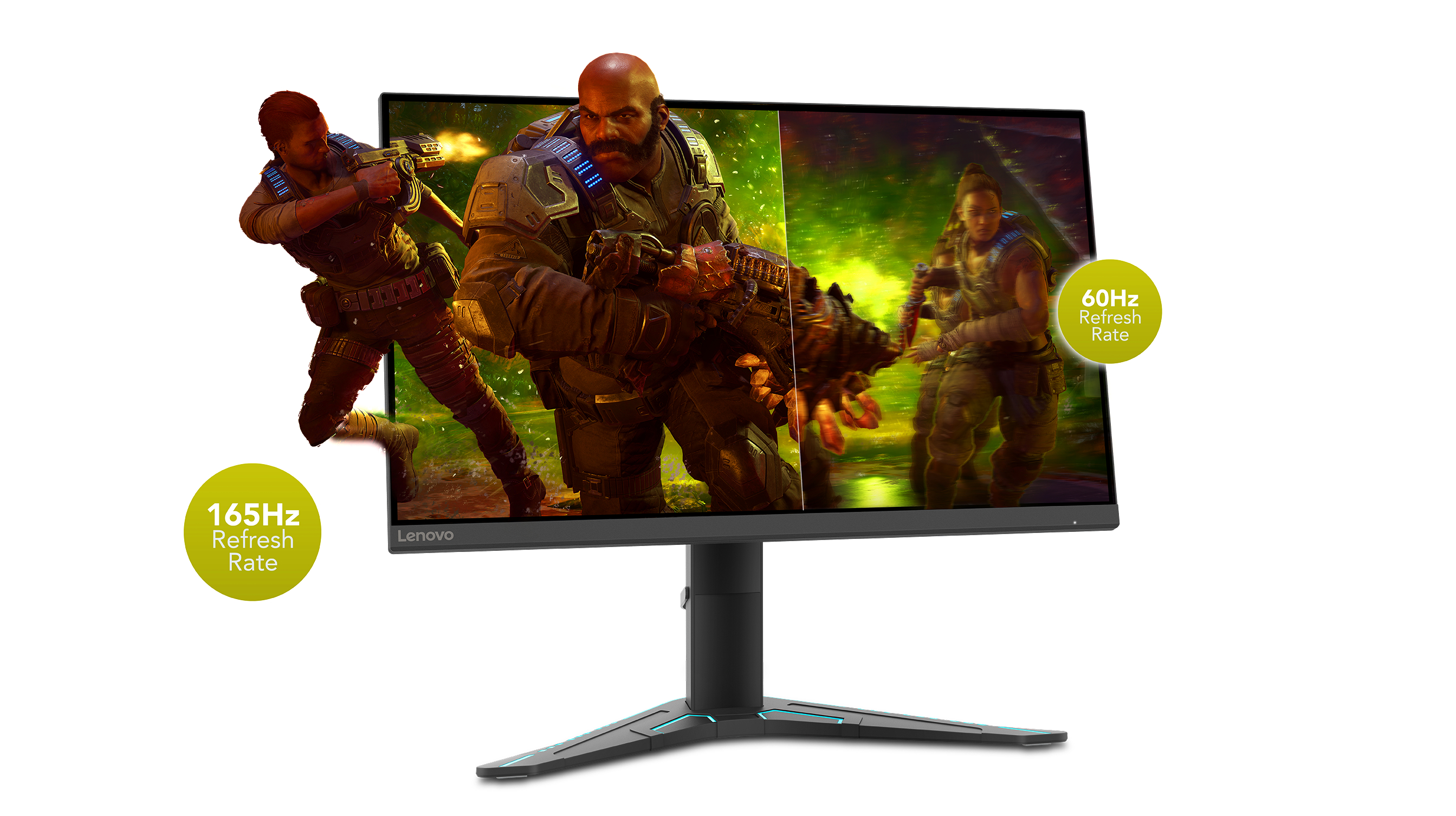 LENOVO G27q-20 27 Zoll  QHD  Gaming Monitor  5 ms Reaktionszeit  