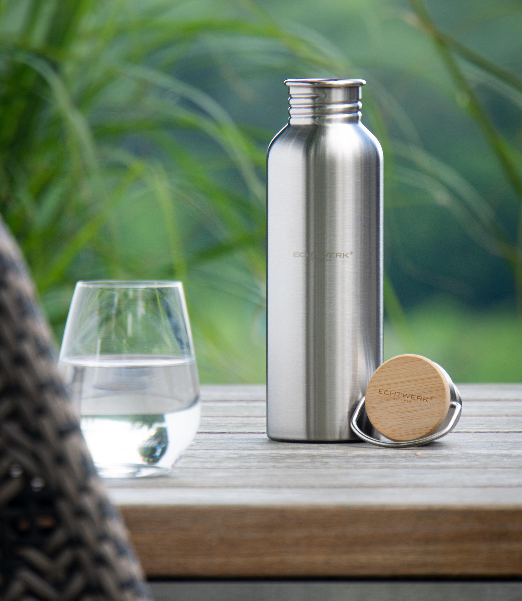 ECHTWERK EW-DB-1715 Trinkflasche Silber