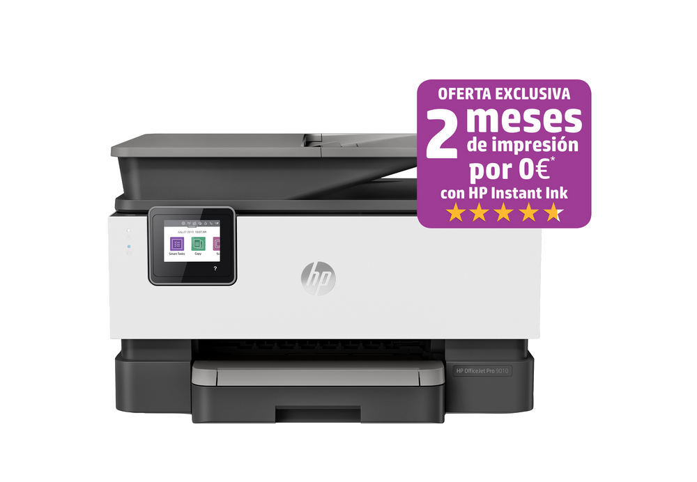 Impresora multifunción - HP OfficeJet Pro 9012, Color, 18 ppm, WiFi, USB, Compatible con HP Instant Ink