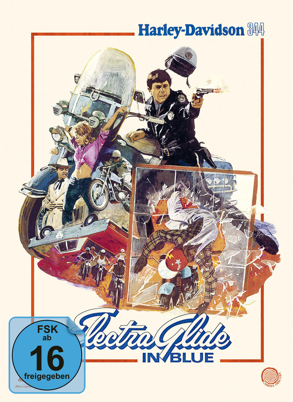 Electra Glide in 344 Davidson Blu-ray Blue Harley 